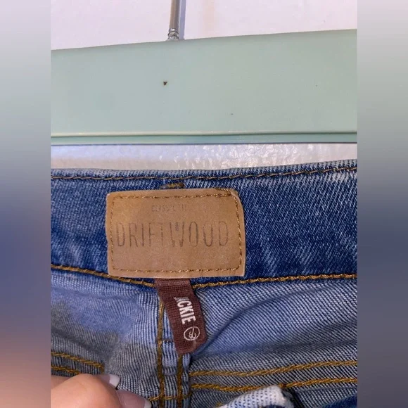 Driftwood floral embroidered Blue Sexy jeans size 26 - Picture 5 of 7